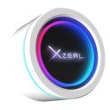 Enfriamiento Liquido  Xzeal Xz413, Argb, 2 Fan, 240mm, Blanco (XZCO413W)