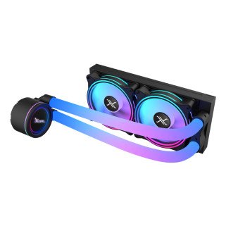 Enfriamiento Liquido Xzeal Xz413, ARGB, 2 Ventiladores, 240mm, Negro (XZCO413B)