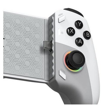 Gamepad Xzeal XZ-420 Tipo C Android 8.0 iOS 14 Xbox Apple 3DS RGB Blanco
