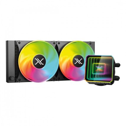 Enfriamiento Liquido Xzeal, Xz-412 Vostok, 240mm, ARGB, Negro