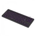 Teclado Gamer Xzeal Alambrico 87 Teclas LED, Negro XST-300