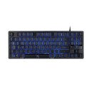 Teclado Gamer Xzeal Alambrico 87 Teclas LED, Negro XST-300