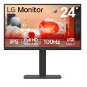 Monitor LG 24BA650 B LED 23.8", Full HD, 100HZ HDMI, Display Port, Negro