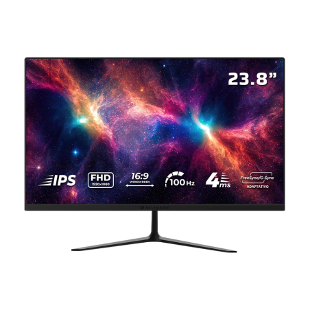 Monitor Gamer Balam Rush MNG24Y LED, 23.8", G Sync, Freesync, 100HZ, HDMI, Displayport, Negro
