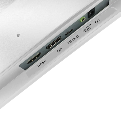 Monitor Gamer Curvo Balam Rush Andromeda LED 27", 1920 x 1080, G Sync, Freesync, 180HZ, HDMI, Displayport, Blanco