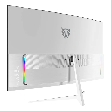 Monitor Gamer Curvo Balam Rush Andromeda LED 27", 1920 x 1080, G Sync, Freesync, 180HZ, HDMI, Displayport, Blanco