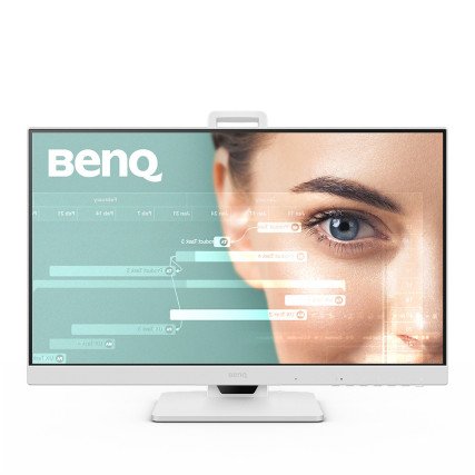 Monitor FLAT BENQ, GW2486TC, LED 23.8", Full HD, 100HZ, HDMI, Display Port, Bocinas integradas, Blanco