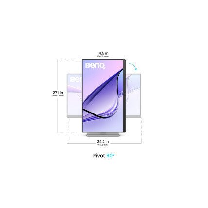 Monitor BENQ, MA270U,  27",  IPS, HDMI, Displa Port, USB Tipo C (9H.LWWLB.QBL)