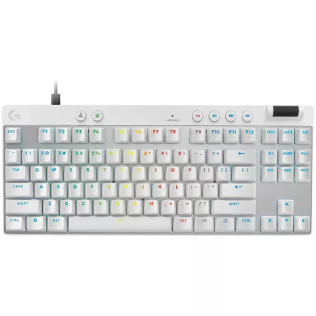 Teclado Logitech G Pro X Tkl Rapid Analog Switches Usb Wh
