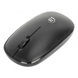 Mouse Optico Manhattan Inalambrico,1200 Dpi, Negro 190312