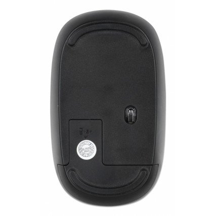 Mouse Optico Manhattan Inalambrico,1200 Dpi, Negro 190312