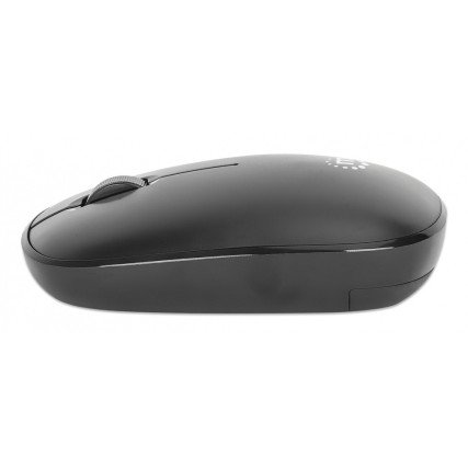 Mouse Optico Manhattan Inalambrico,1200 Dpi, Negro 190312