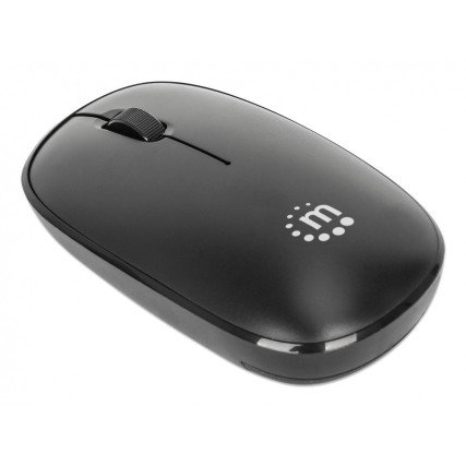 Mouse Optico Manhattan Inalambrico,1200 Dpi, Negro 190312