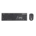Kit teclado y mouse Manhattan inalámbricos ópticos 178990 para oficina y uso diario