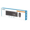 Kit teclado y mouse Manhattan inalámbricos ópticos 178990 para oficina y uso diario