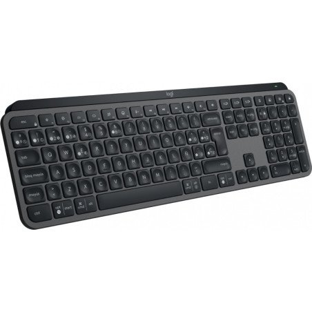 Teclado Logitech Mx Keys S, RF Inalalmbrico Bluetooth, Grafito (920-011561)