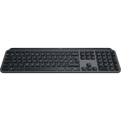 Teclado Logitech Mx Keys S, RF Inalalmbrico Bluetooth, Grafito