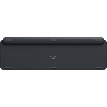 Teclado Logitech Mx Keys S, RF Inalalmbrico Bluetooth, Grafito