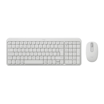 Kit Logitech Mk250 Teclado/Mouse Inalam Bt Pc/Mac Offwhite(920-013514)