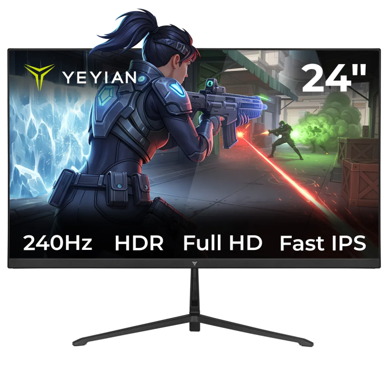 Monitor Yeyian Gamer Elysium24, 24" Full HD,240HZ, 1ms (YMF-FP24-M)