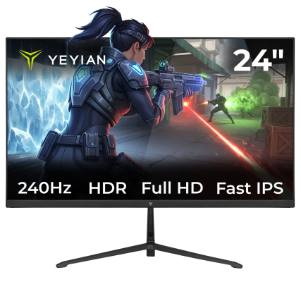 Monitor Yeyian Gamer Elysium24, 24" Full HD,240HZ, 1ms (YMF-FP24-M)