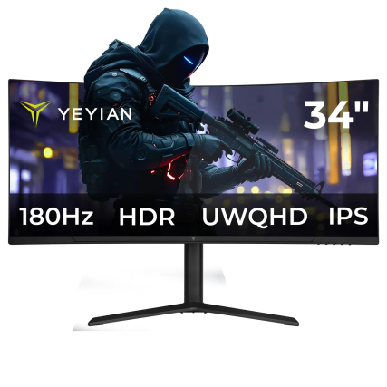 Monitor Yeyian Gamer Elysium34, IPS, 34", Curvo, UWQHD