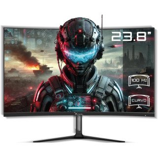 Monitor LED Xzeal 23.8". 1920x1080 Full HD, XST-570-1, Curvo, 100HZ, 5ms, VGA, HDMI, Negro (XSPMG07B)