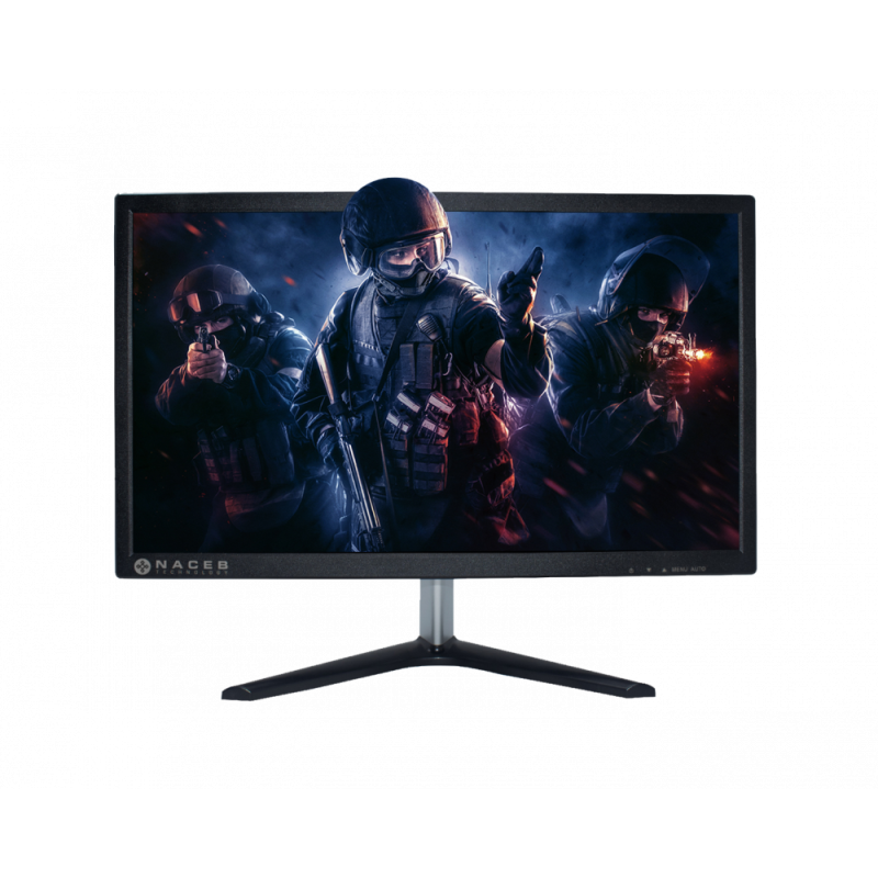 Monitor LED 19.5" Naceb, 1600x900 HD, 50/60 HZ, VGA, HDMI, Negro (NA-627)