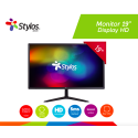 Monitor Stylos SMOT3 19" 60HZ 5MS LED HD HDMI VGA VESA Negro STPMOT3B