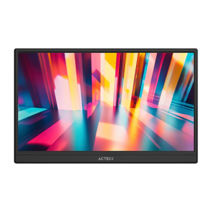 Monitor Acteck Portatil Plano 15.6" IPS Linkpad LP15Y FHD 60HZ Negro