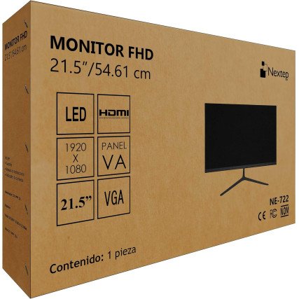 Monitor 21.5" Nextep FHD 1920x1080 Panel VA HDMI/VGA (NE-722)