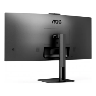 Monitor Curvo AOC, LED 34", Ultra Wide QUAD, HD, 100HZ, HDMI, Display Port, Negro
