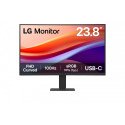Monitor Curvo LG LED 23.8", 24U421A-B, Full HD, 100HZ, HDMI, Negro