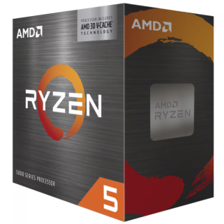 Procesador AMD Ryzen 5 5500X3D S-AM4, 6 Core, 3 GHZ 105W  Sin Gráficos, Sin Fan (100-100001504WOF)