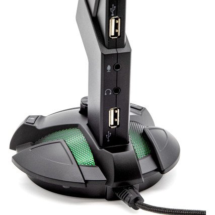 Base Headset Yeyian Hub, Micro, RGB, USB Overpower Satie1000