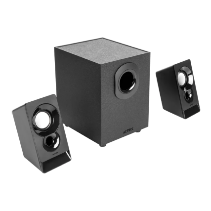 Bocinas Acteck, Subwoofer ELant AS470, Alámbricas, 110V Negro, 2.1 Canales