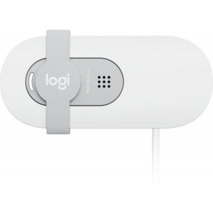 Cámara Web Logitech Brio 100, Full HD 1080P, USB-A Off White