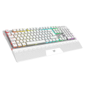 Teclado Mecánico Balam Rush Inalámbrico Dominate Expert GK979L, Blanco