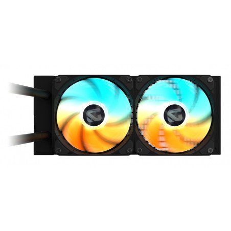 Enfriamiento Liquido Gigabyte GME 240, 2 x 120mm, 2200RPM, Negro