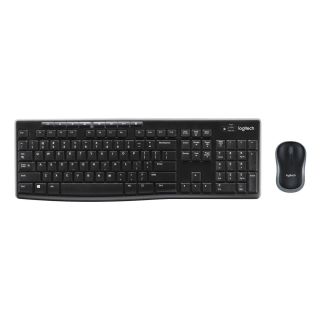 Kit Logitech MK720, Teclado y Mouse, USB, Plug & Play, 10 mt, Negro