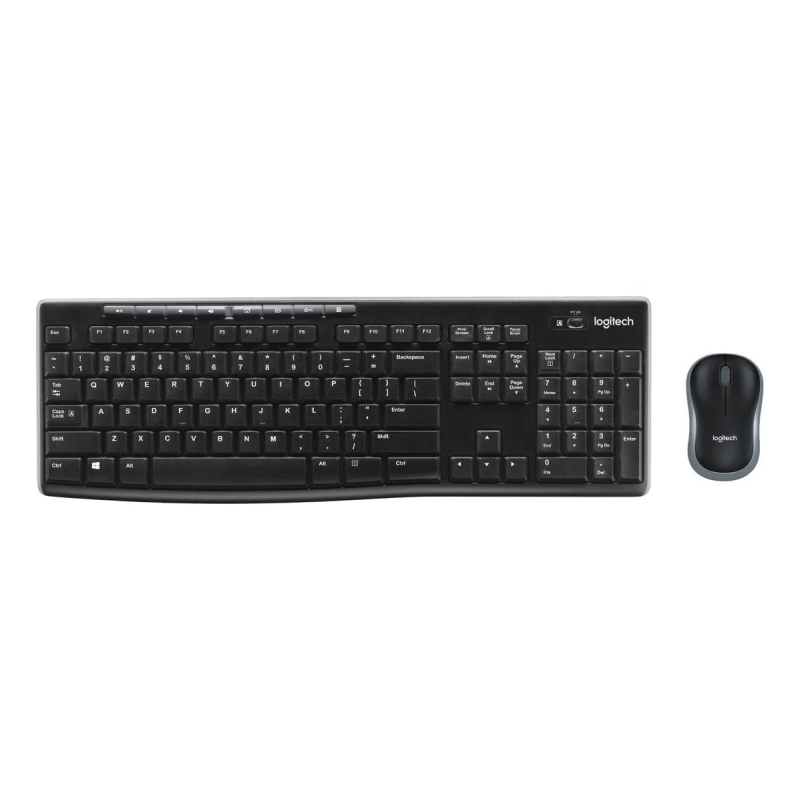 Kit Logitech MK720, Teclado y Mouse, USB, Plug & Play, 10 mt, Negro