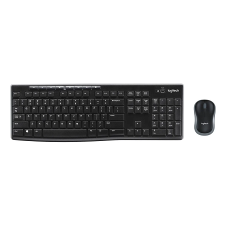 Kit Logitech MK720, Teclado y Mouse, USB, Plug & Play, 10 mt, Negro