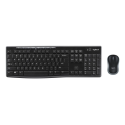 Kit Logitech MK720, Teclado y Mouse, USB, Plug & Play, 10 mt, Negro