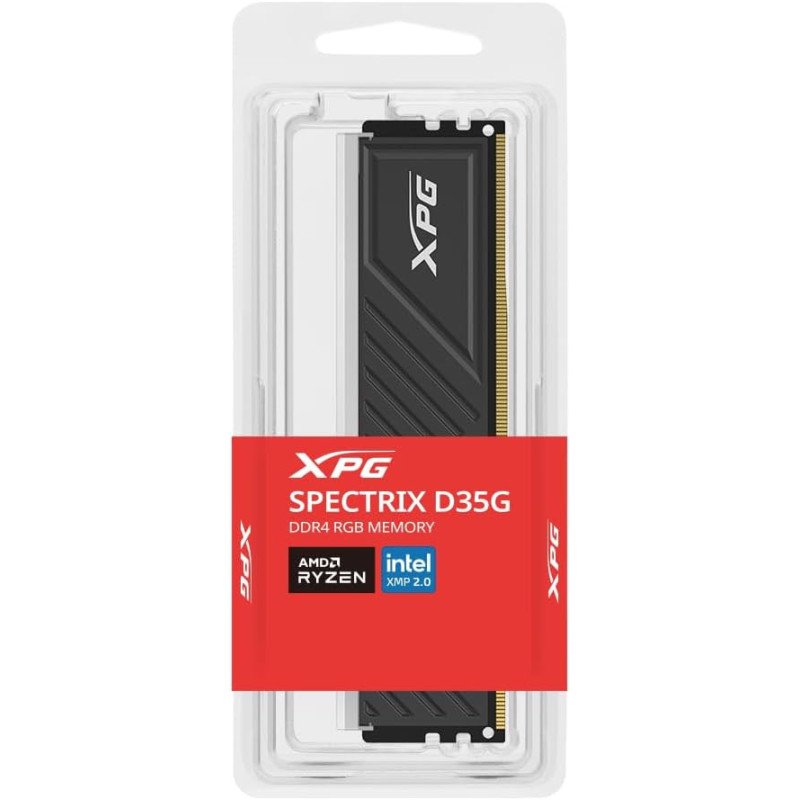 Memoria Ram XPG, DDR4, SPECTRIX D35G, 8GB, 3200MHz, Negro