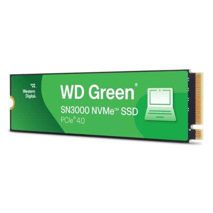 SSD WD Green SN3000 2TB NVMe PCIe 4.0 M.2 2280 – 5000MB/s Gen4 para PC y Laptop (WDS200T4G0E)