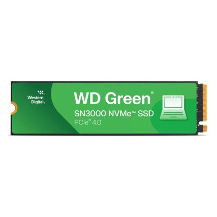 SSD WD Green SN3000 2TB NVMe PCIe 4.0 M.2 2280 – 5000MB/s Gen4 para PC y Laptop (WDS200T4G0E)
