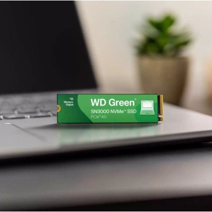 SSD WD Green SN3000 1TB NVMe PCIe 4.0 M.2 2280 – 5000MB/s Gen4 para PC y Laptop (WDS100T4G0E)