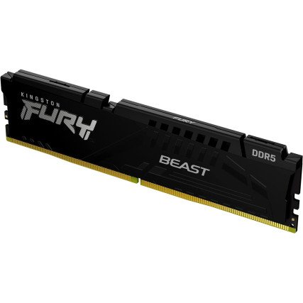 Memoria RAM Kingston Fury Beast Black, DDR5, 16GB, 5200MHZ, DIMM