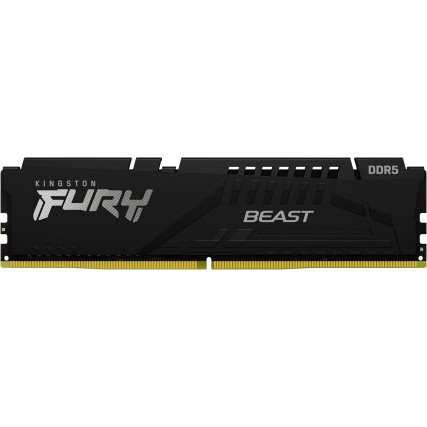 Memoria RAM Kingston Fury Beast Black, DDR5, 16GB, 5200MHZ, DIMM