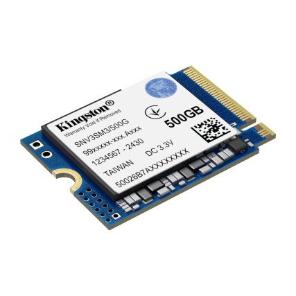SSD Kingston NV3 500GB NVMe PCIe 4.0 M.2 2230 – 3500MB/s Gen4 para Laptop y Dispositivos Compactos (SNV3SM3/500G)
